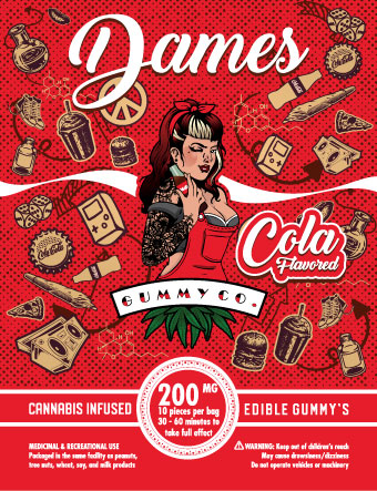 DAMES THC GUMMIES | 200MG EDIBLES