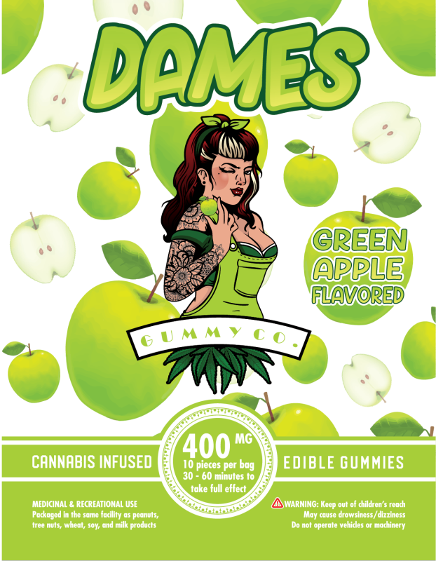 DAMES THC GUMMIES | 400MG EDIBLES