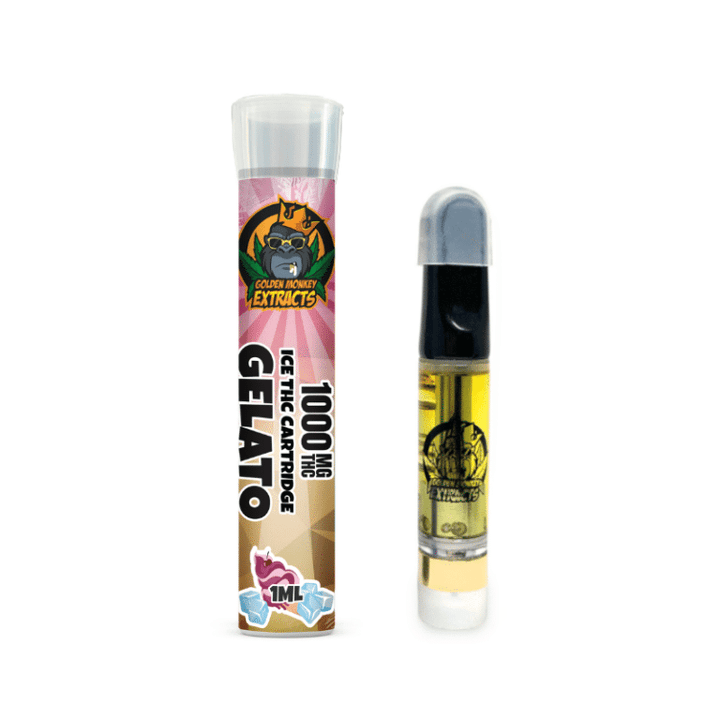 GOLDEN MONKEY EXTRACTS THC 510 ICED VAPE CART | 1000MG