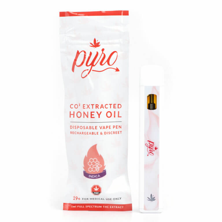 PYRO EXTRACTS THC HONEY OIL DISPOSABLE VAPE PEN | 1000MG