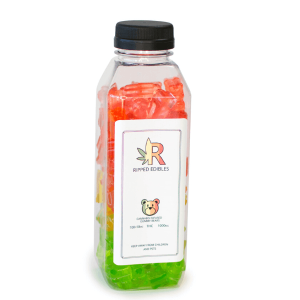 RIPPED THC BULK GUMMIES BEAR | 1000MG EDIBLES