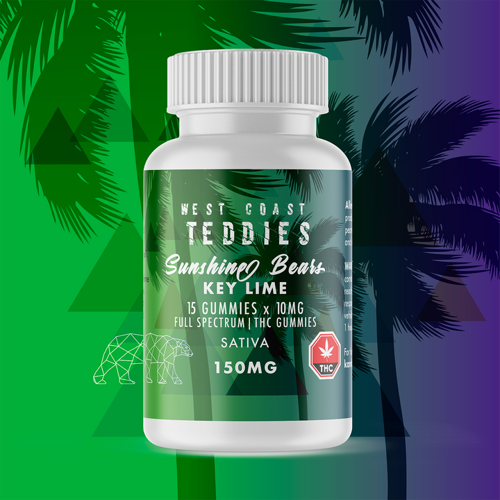 WEST COAST TEDDIES SUNSHINE BEARS THC GUMMIES | 150MG EDIBLES