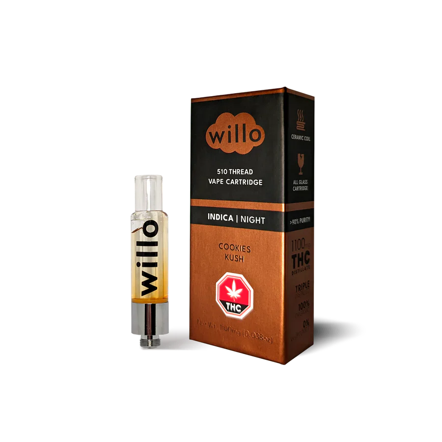 WILLO THC 510 VAPE CART | 1100MG