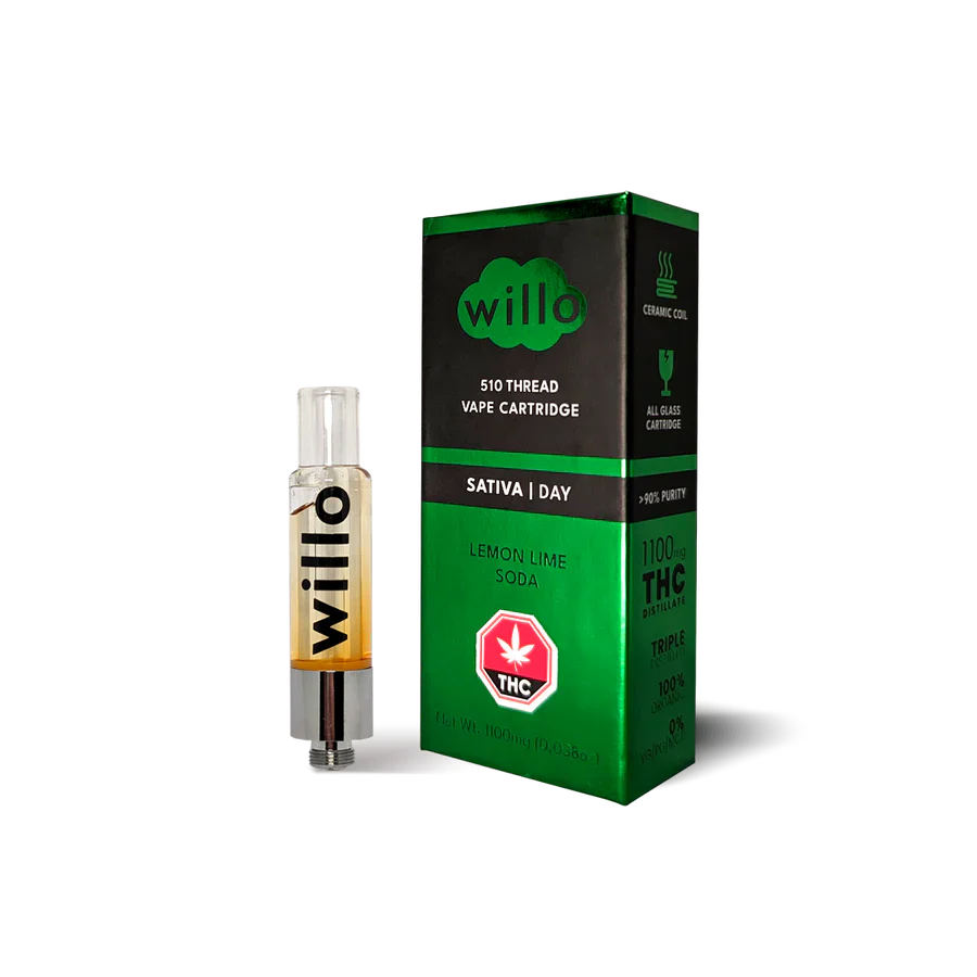 WILLO THC 510 VAPE CART | 1100MG