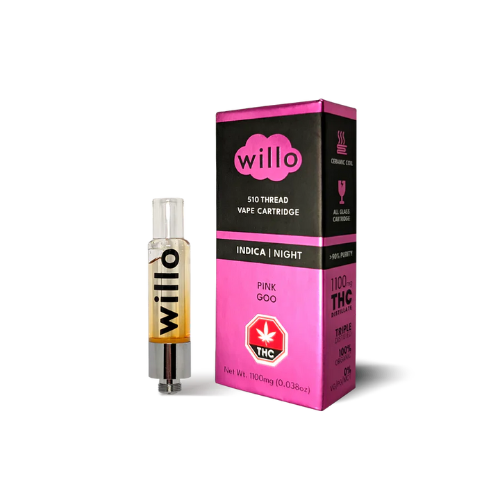 WILLO THC 510 VAPE CART | 1100MG