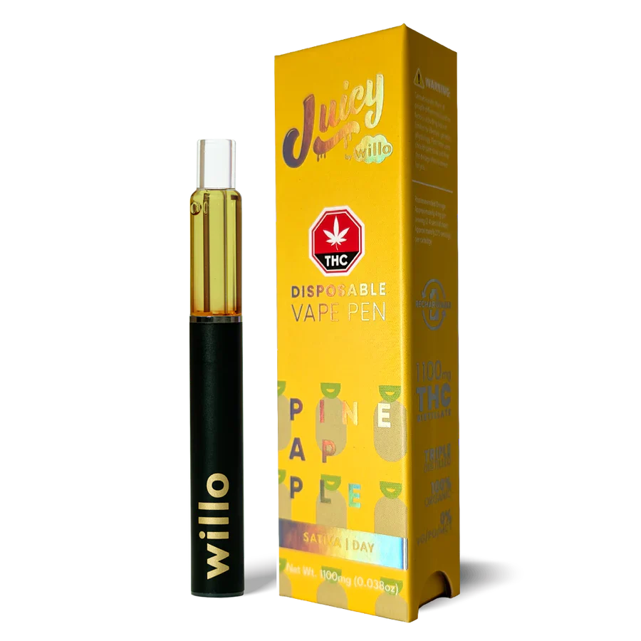 WILLO THC JUICY DISPOSABLE VAPE PEN | 1100MG