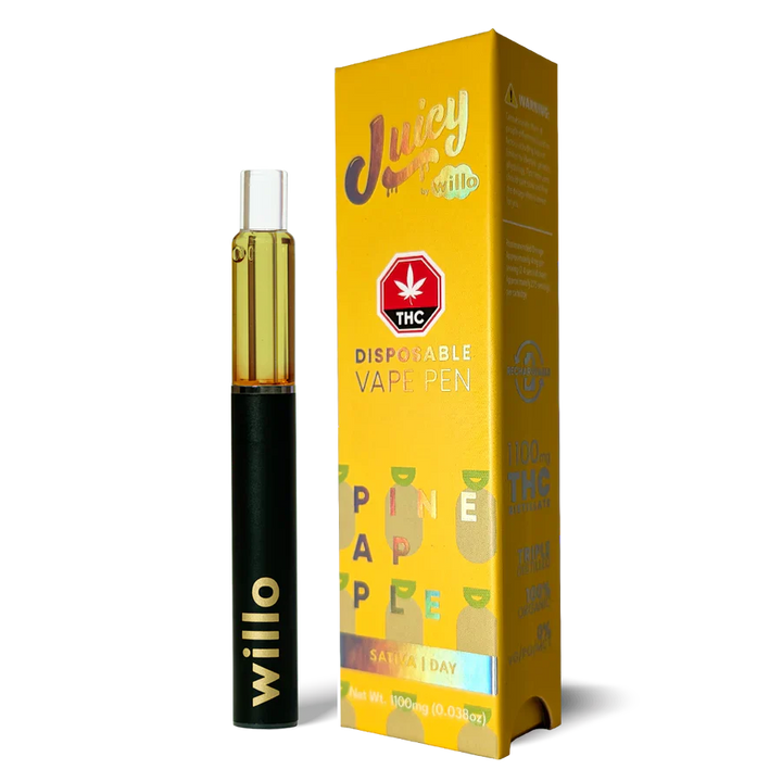 WILLO THC JUICY DISPOSABLE VAPE PEN | 1100MG