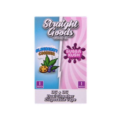 STRAIGHT GOODS SUPPLY CO THC DUAL DISPOSABLE VAPE PEN | 6000MG