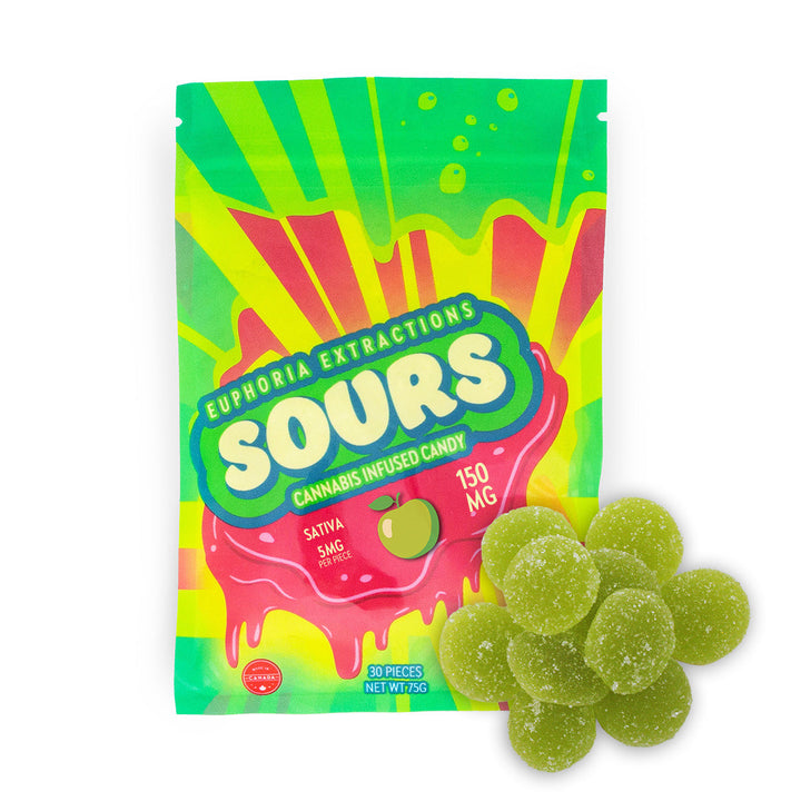 EUPHORIA EXTRACTIONS THC SOUR GUMMIES | 150MG EDIBLES