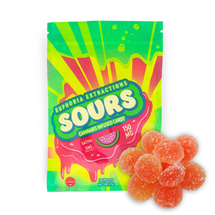 EUPHORIA EXTRACTIONS THC SOUR GUMMIES | 150MG EDIBLES