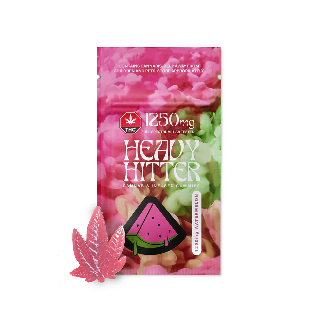 HEAVY HITTERS THC LEAF GUMMIES | 1250MG EDIBLES