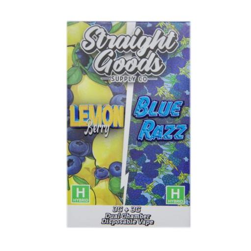 STRAIGHT GOODS SUPPLY CO THC DUAL DISPOSABLE VAPE PEN | 6000MG