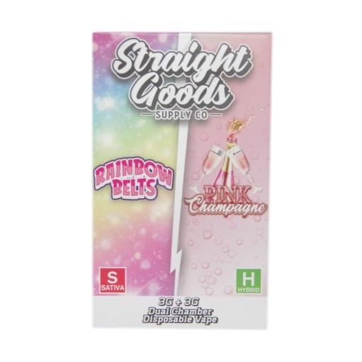 STRAIGHT GOODS SUPPLY CO THC DUAL DISPOSABLE VAPE PEN | 6000MG