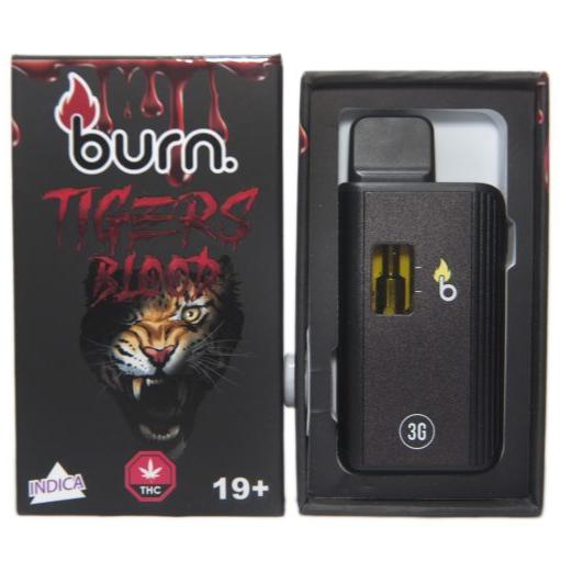 BURN THC DISPOSABLE VAPE PEN | 3000MG